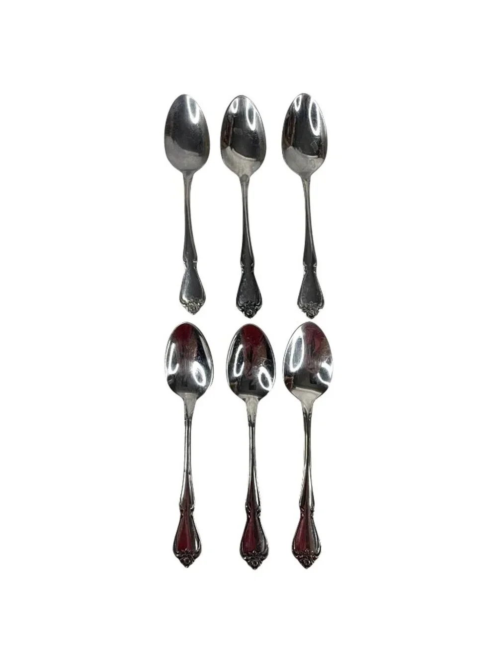 1881 Rogers Stainless Oneida Flatware Set Arbor Rose Pattern True 16 Pieces‎ VTG